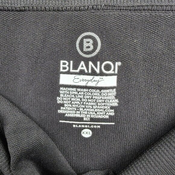 Blanqi Everyday Maternity Leggings XXL Black Support Stretch Pregnant Casual New - Picture 2 of 10